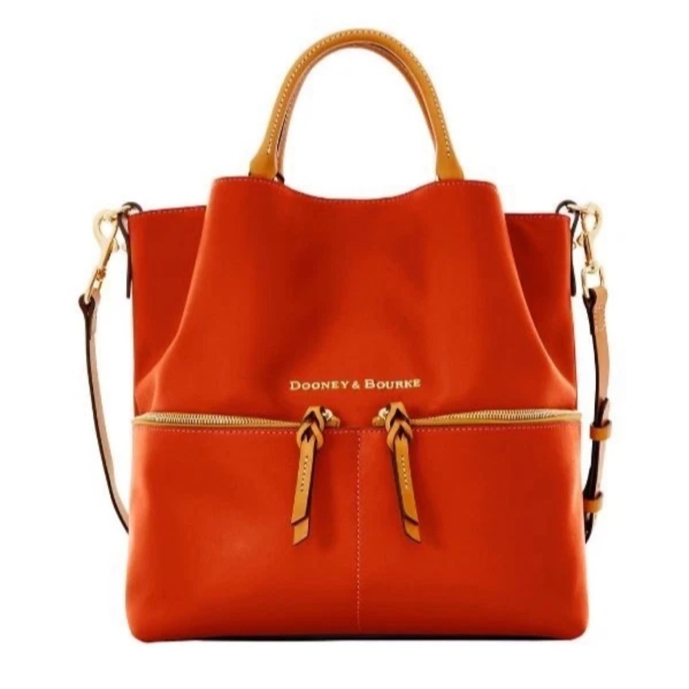 Dooney and Bourke | City Large Dawson LJ050 GE Red Leather Tote Bag